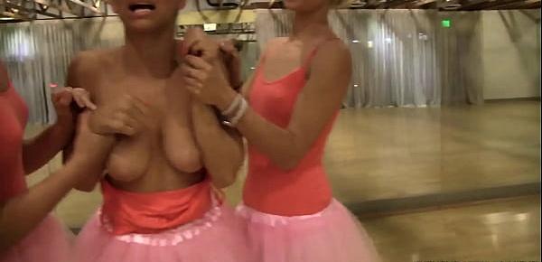  Ballerinas punishing the newbie
